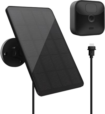 4W Zonnepaneel voor Bewegingscamera met Micro-USB - Waterdicht IP65 en Lange Kabel