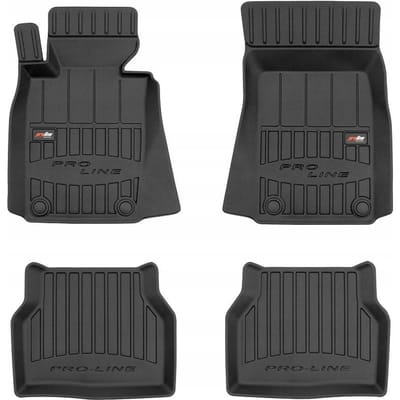 FROGUM 3D Gummimatten Set – Passend für BMW 5er E39 Limousine / Touring (1995-2003) – Hohe 6 cm Kanten – TPE-Material – Geruchlos & Schwarz