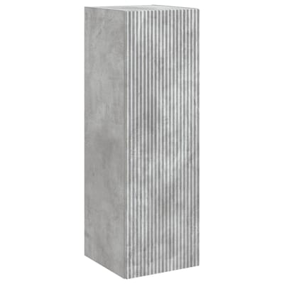 vidaXL - Wandgemonteerde - Badkamerkast - Betongrijs - 33 - x - 34,5 - x - 100 - cm