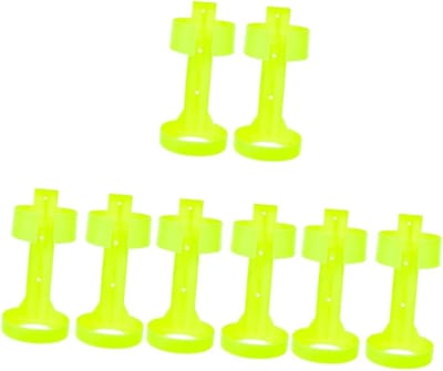 Brandblusser Bevestigingsbeugel - Brandblusserhouder Muurbeugel - Veilige Opslag - Ergonomisch Ontwerp - 4 stuks 19cm - Geel