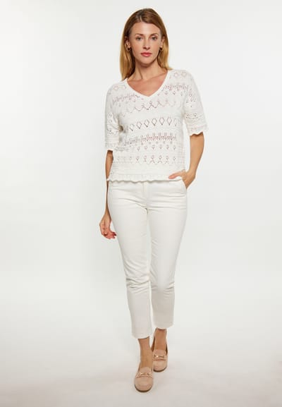 usha Jumper Dames wolwit