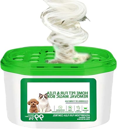 Luchtzuiveraar Box - Geurverwijderaar Stof - Frisse Lucht - 360 Graden Dekking - 400ml - Wit