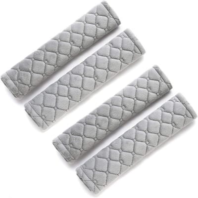 Gordelbeschermers voor Autoveiligheid, Set van 4 Schouderkussens voor Volwassenen - Zacht en Comfortabel