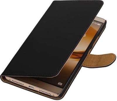 Bookstyle Wallet Case Hoesje Geschikt voor Huawei Mate 8 Zwart