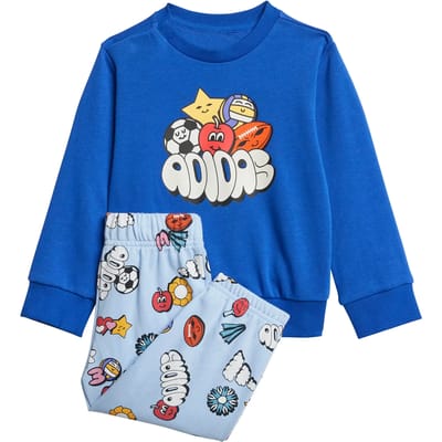 adidas Sportswear Seasonal Essentials Fun Trainingspak Kids - Kinderen - Blauw