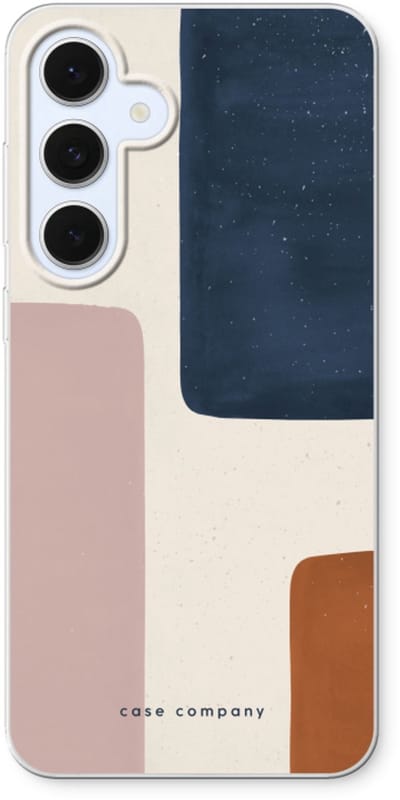 Case Company® - Hoesje geschikt voor Samsung Galaxy S24 FE hoesje - Geo #5 - Soft Cover Telefoonhoesje - Bescherming aan alle Kanten en Schermrand