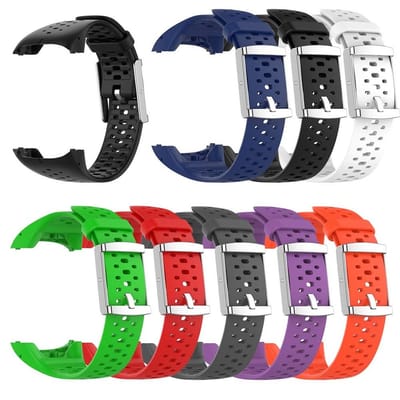 Dailygoods - Siliconen horlogeband - Vervangende band - Zacht en comfortabel - Sportpolsbandset - Geschikt voor Polar M400/M430 - Meerdere kleuren