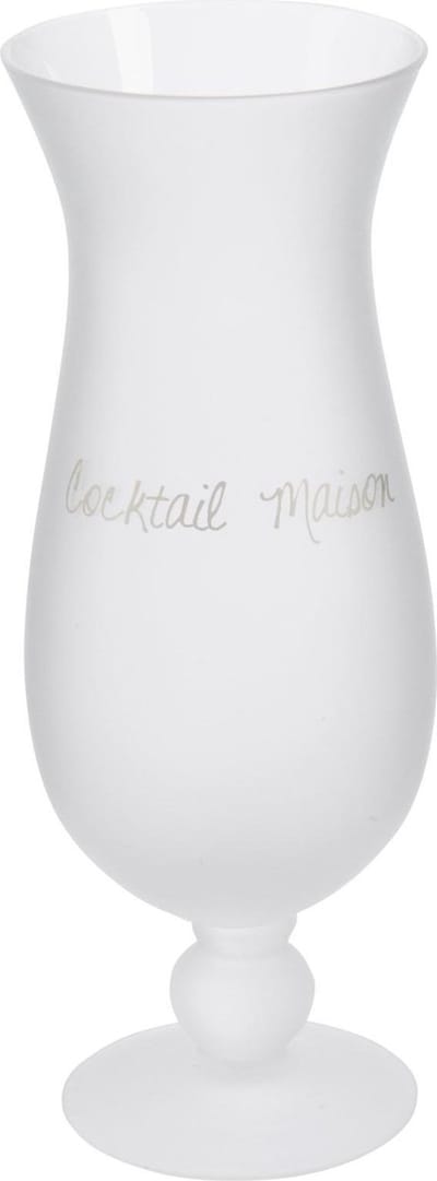 J-line Cocktailglas Hurricane Cocktail Maison Glas Mat 8X8X21Cm - 6 stuks