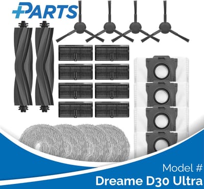 Dreame D30 Ultra Onderhoudsset (Plus.Parts® alternatief voor RAK35)