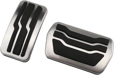 Pedaalhoezen Auto - Antislip Pedaal - Veiliger Rijden - Roestvrij Staal - 2 Stuks - Metaal
