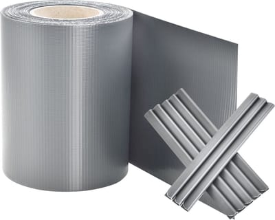 PVC Privacystrip - 1 stuk - Grijs