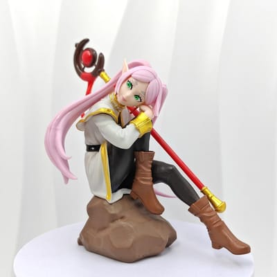 Anime Frieren Beyond Journey's End Figuur Frieren Bureau Decoratie Anime Model Speelgoed Cadeau Actiefiguur Verzamelbaar Model Poppen Speelgoed gray