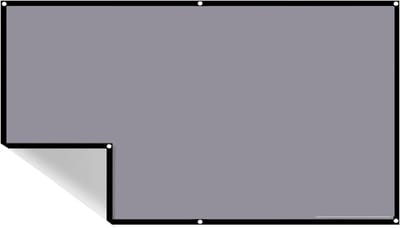 Schermprojector Draagbare projectiescherm met hoge helderheid, anti-lichtprojectorgordijn(60 inch)