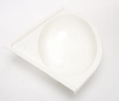 Hoekwasbak Wit