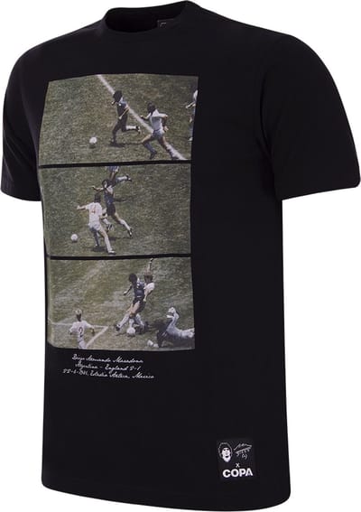 COPA - Maradona 1986 Solo Goal T-Shirt - Heren - Zwart - XS