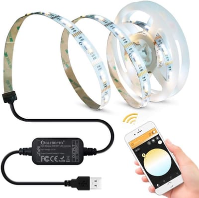 Slimme USB LED Strip Set RGB CCT Waterdicht 2 Meter Zigbee Compatibel