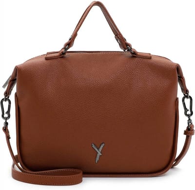 SURI FREY Schoudertas Gitty Bowlingbag Darkcognac Bruine