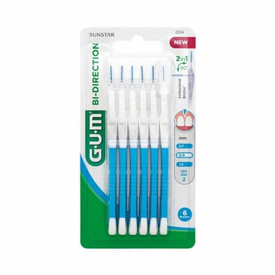 4x GUM Bi-Directions 0,9 mm - 6 stuks