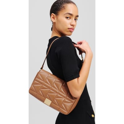 Karl Lagerfeld K/kuilt Medium Shoulder Bag Terra Taglia: OS | Borse a tracolla Outlet | Donna