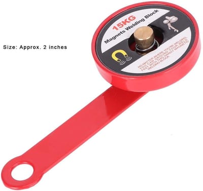 Dailygoody - Lasser Positioner Magneet - Magnetische laszoeker - Sterke zuigmagneet - Rode buis - Handig voor lassen - Ideaal voor professionals