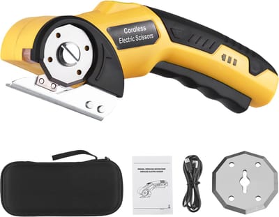 Draadloze Elektrische Schaar – 40mm Blad – 6mm Snijdikte – 4V Accu – LED + Veiligheidsslot – Voor DIY & Hobby