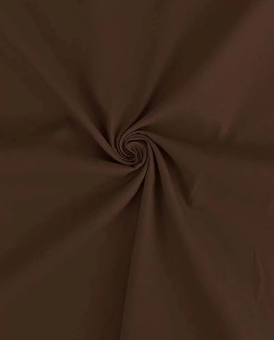 Poplin Katoen Uni Stof per Meter – Bruin – Glad & Stevig – 100% Katoen – Voor Kleding & Decoratie