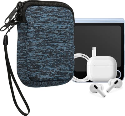 kwmobile telefoon tasje universeel voor vouwbare smartphone XXS - 3 / 3,5" - XXS telefoon hoesje van 10 x 8 x 2 cm - Mini portemonnee