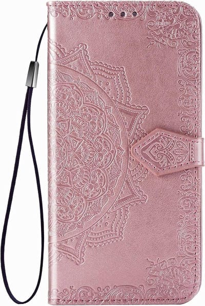 Geschikt voor Samsung Galaxy S20 Bookcase - Roze - Bloemen - Portemonnee Hoesje