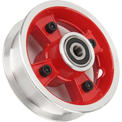 8 Inch Elektrische Scooter Voorwielnaaf Aluminiumlegering Velgen Naaf Sleuf 28mm Rood red