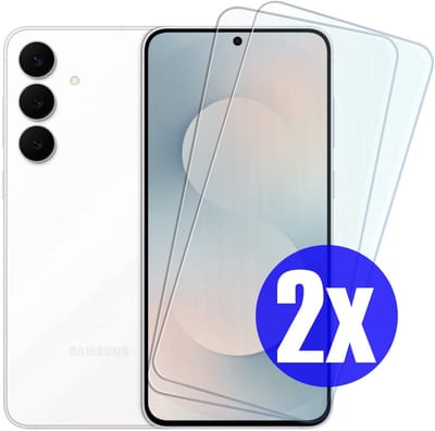 Screenprotector geschikt voor Samsung S25 FE (Fan Edition) - Gehard Glas - Tempered Glass Armor Screen Cover - 2 Stuks