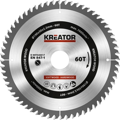 Wovar Cirkelzaagblad 190x30 mm 60T | Per Stuk