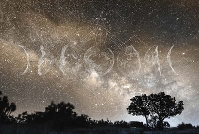 Fotobehang MoonPhases2 DD117765 A.S. Création Atelier 47 | Fotobehang online webshop