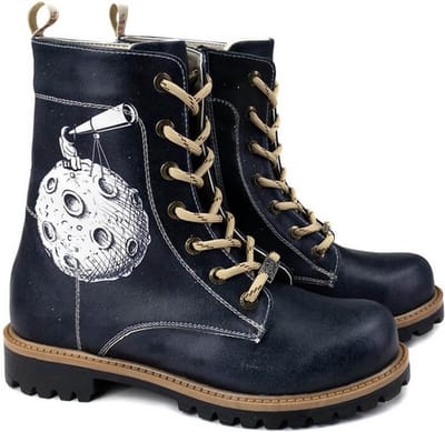 Goby Lunar Steps Dames Laarzen – Handgemaakt – Maat 42 – Stijlvol Maanontwerp