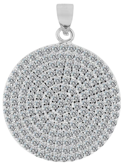 AKZENT Akzent dames hanger "Ginevra" van 925 Sterlingzilver, gerhodineerd, duurzaam