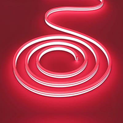 Neon LED Strip - Kingtron Neo - 100 Meter - Lichtkleur Rood - Waterdicht IP65 - Directe Aansluiting op Netstroom - Werkt zonder Driver - SMD 2835