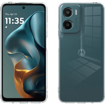 CaseBody Motorola Moto E15/G05s Schokbestendig Hoesje Blauw