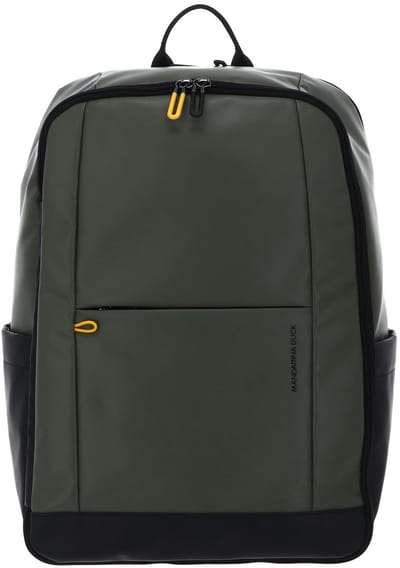 MANDARINA DUCK laptop rugzak rugzak met laptopvak Eco Coated Backpack Pine Green kaki