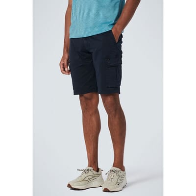 No Excess Short With Linen Garment Dyed Cargo Night Maat: 28 | Cargobroeken Outlet | Heren | Blauw
