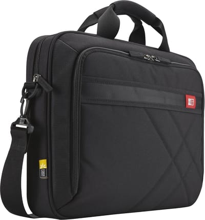 Notebook & Tablet Briefcase 15.6 inch - Zwart met Trolley Bevestiging