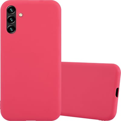 Cadorabo Hoesje geschikt voor Samsung Galaxy A13 5G in CANDY ROOD - Beschermhoes gemaakt van flexibel TPU silicone Case Cover