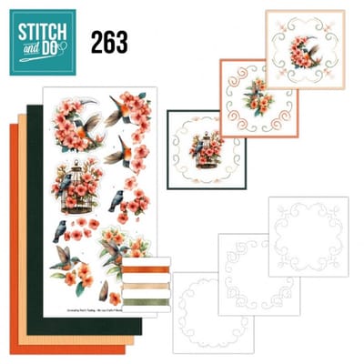 Stitch and Do 263 - Blooming Harmony - Stitch and Do borduursets - Gratis verzonden - STDO263