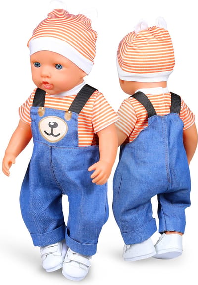 Isa's Friends® - Poppenkleding - Kleertjes geschikt voor o.a. BABY born - 43 cm
