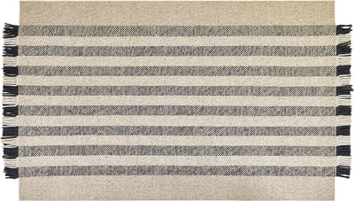 TACETTIN - Modern vloerkleed - Gebroken wit - 140 x 200 cm - Wol