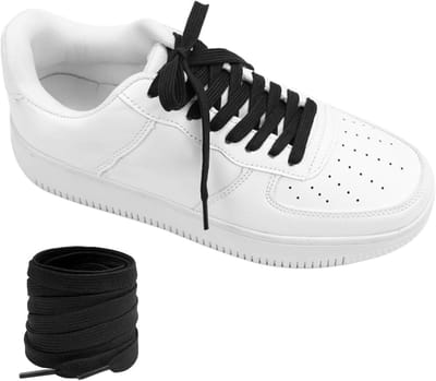 Katoenen Veters 100 cm, 8 mm Breed, Geschikt voor Sport- en Sneakers, Duurzaam en Stijlvol