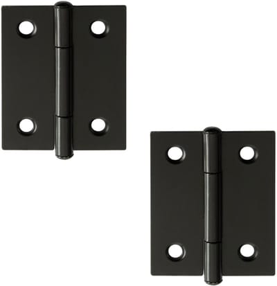 Scharnier 40x32mm zwart 2 stuks