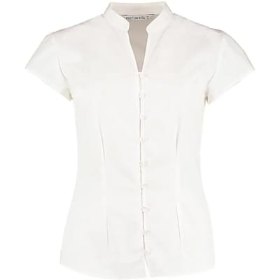 Vrouwelijke blouse met mandarinenkraag Kustom Kit
