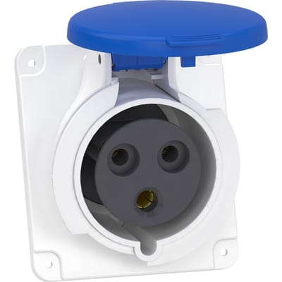 Schneider PratiKa 32A IP44 Hoekpaneel Stopcontact - PKF32F423
