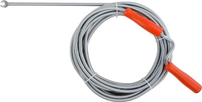 Pijpreinigingssonde - Afvoer Ontstopper - Verstopte Afvoeren Reinigen - Flexibel met Klauw - 10 Meter Lang - Zwart