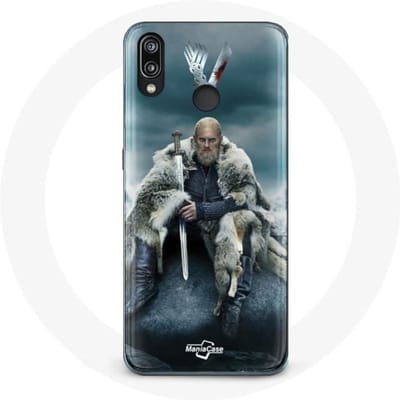 Coque - MANIACASE - Huawei P20 Lite - Vikings - Ragnar Lothbrok - Gris gris
