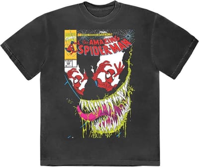 Marvel Spider-Man - V Is For Comic Cover Heren T-shirt - S - Zwart